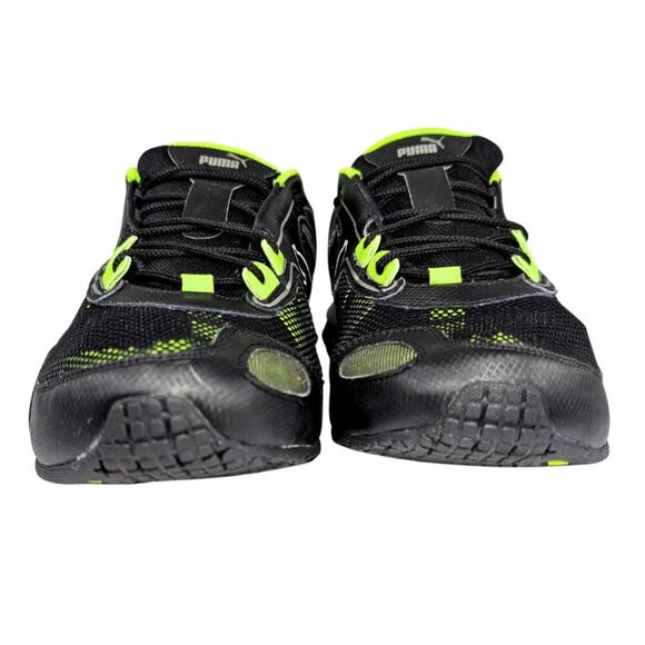 Puma Cell Sorai Men\'s 12 Black Neon Green Lace Up Running Gym Shoes main image 6